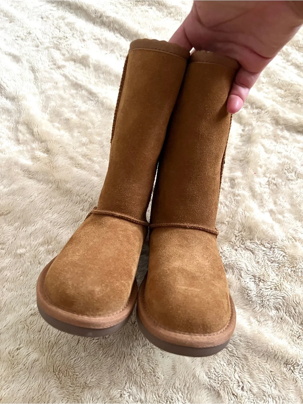 NWOT KOOLABURRA by UGG Girl's Brown Tall Boots Size 12 (Toddler)
